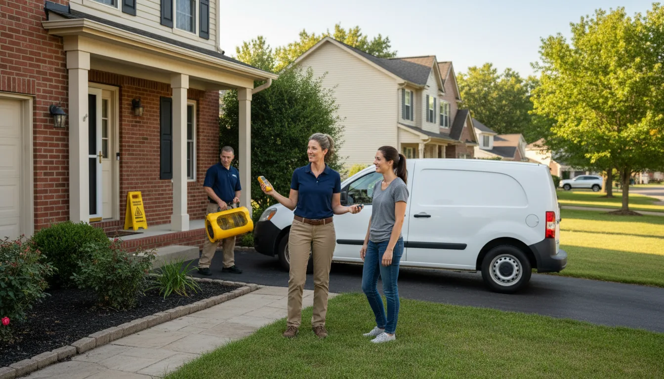 Residential water damage restoration in Litchfield Park, AZ
